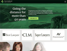Tablet Screenshot of davisrothwell.com
